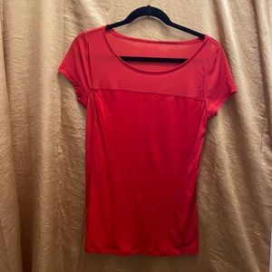 Express short-sleeved red top (Medium)